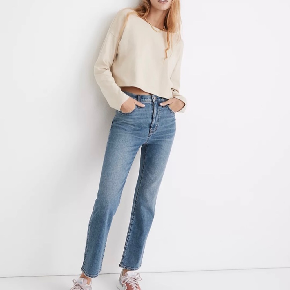 NWT Madewell Slim Demi-Boot Jeans in Enright Wash size 24